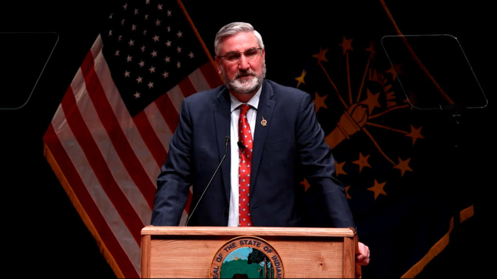Gov. Eric Holcomb signs bill to allow legislative session recess rather than “sine die”